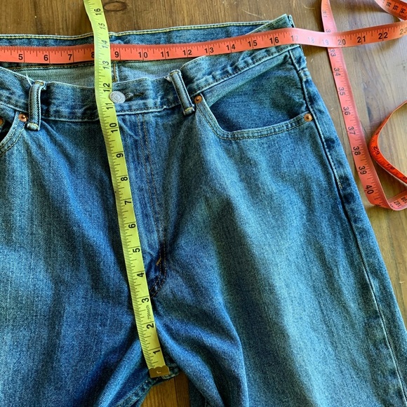 Levi’s 550 High Rise Jeans Straight Leg Mom Denim - Picture 8 of 11